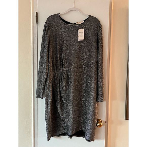 Michael Kors black silver dress size 3X NWT - Picture 3 of 13